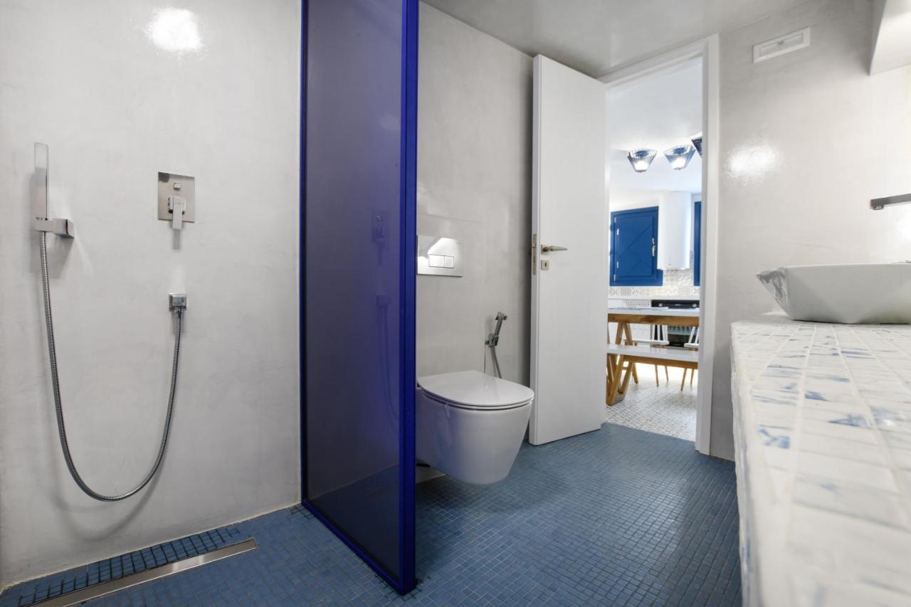 Blue White Residence Monolithos  Bagian luar foto