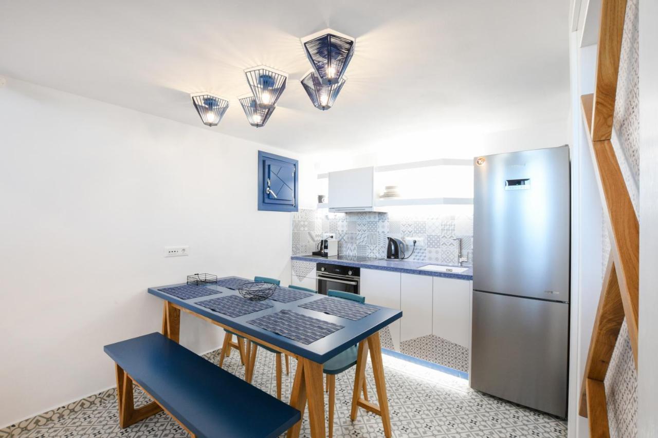 Blue White Residence Monolithos  Bagian luar foto