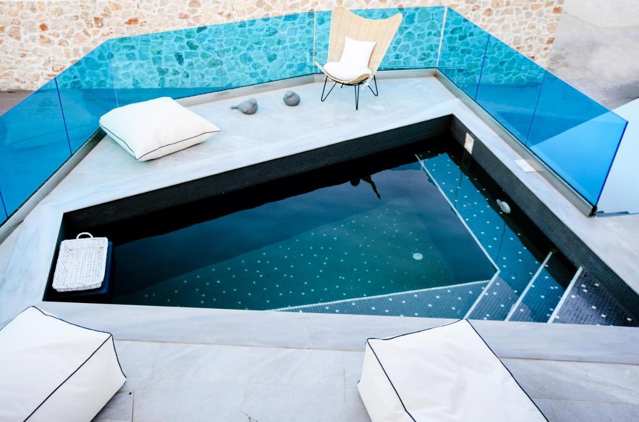 Blue White Residence Monolithos  Bagian luar foto