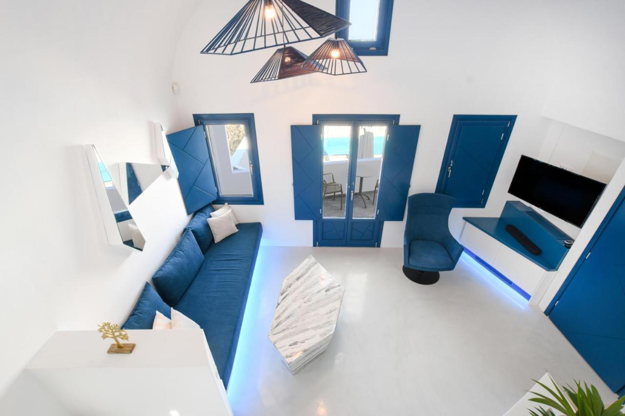 Blue White Residence Monolithos  Bagian luar foto