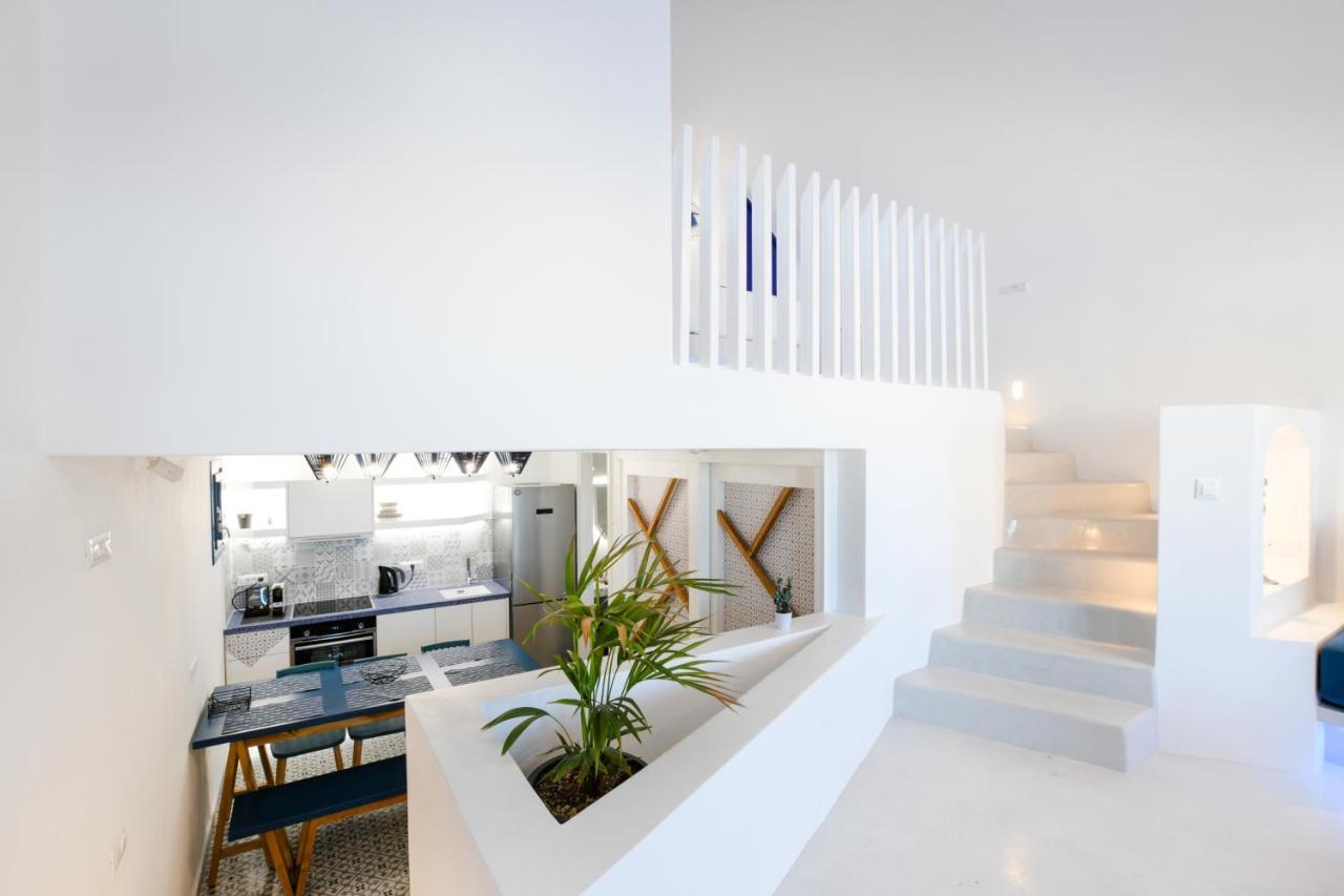 Blue White Residence Monolithos  Bagian luar foto