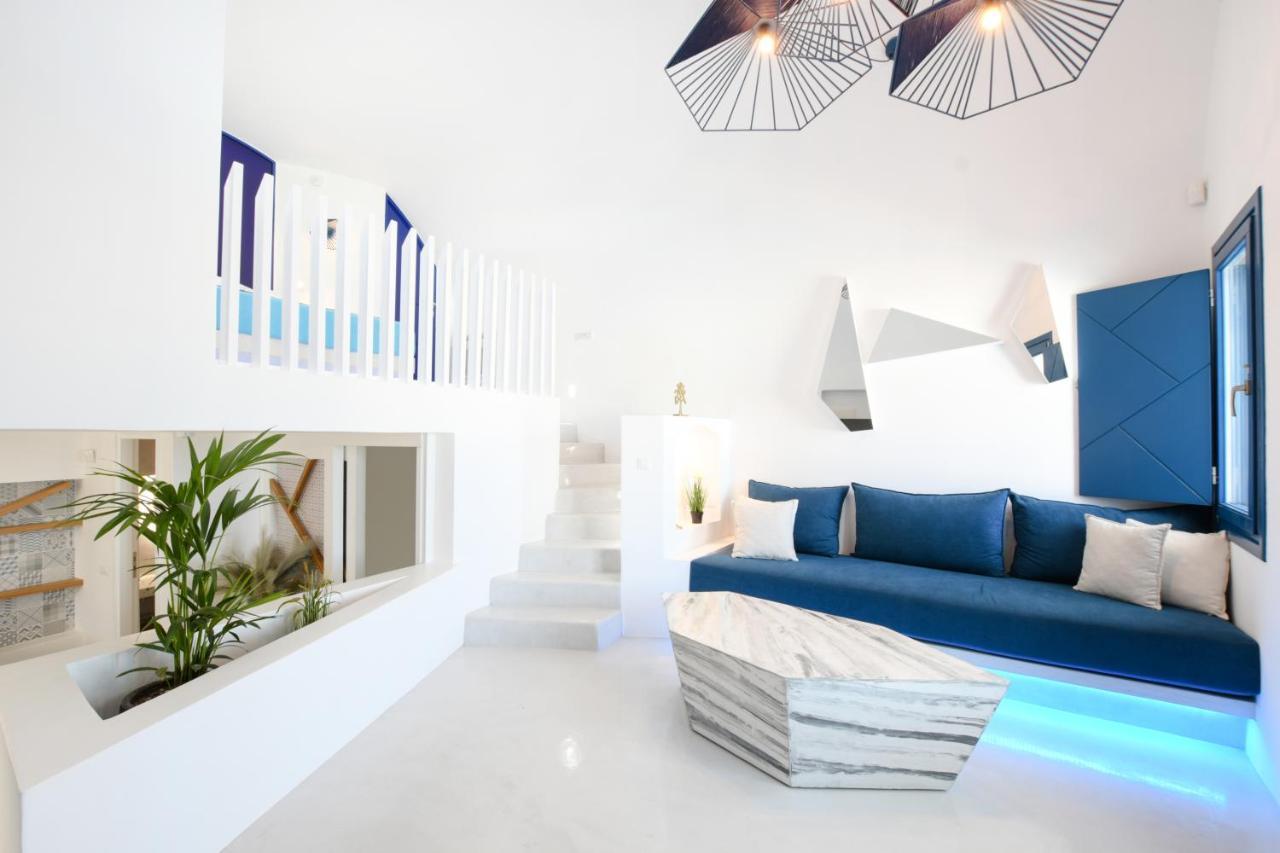 Blue White Residence Monolithos  Bagian luar foto
